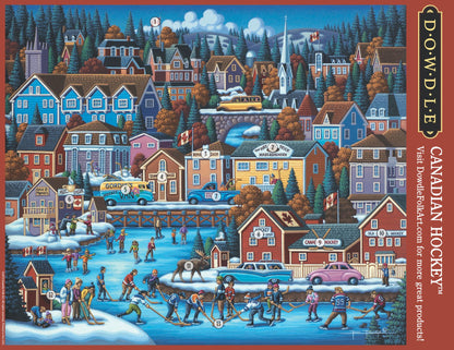 Canadian Hockey Canvas Gallery Wrap