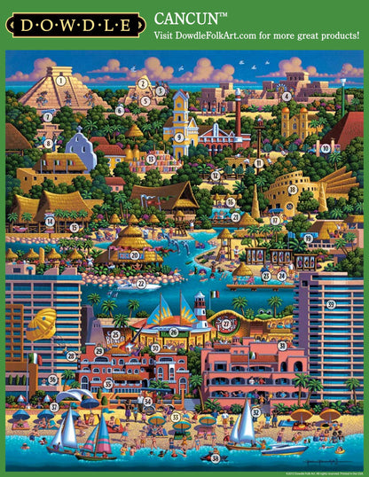 Cancun Canvas Gallery Wrap