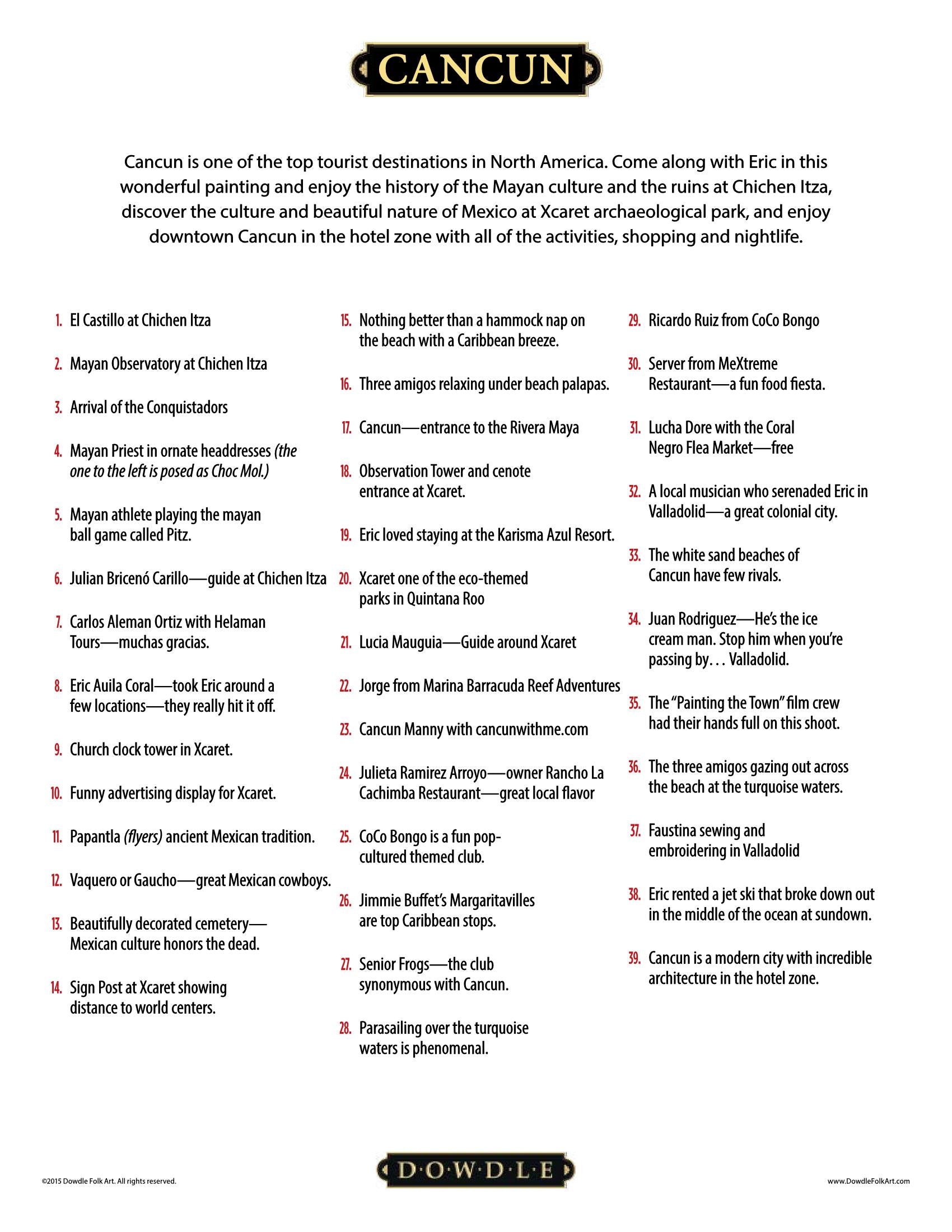 Cancun Canvas Gallery Wrap