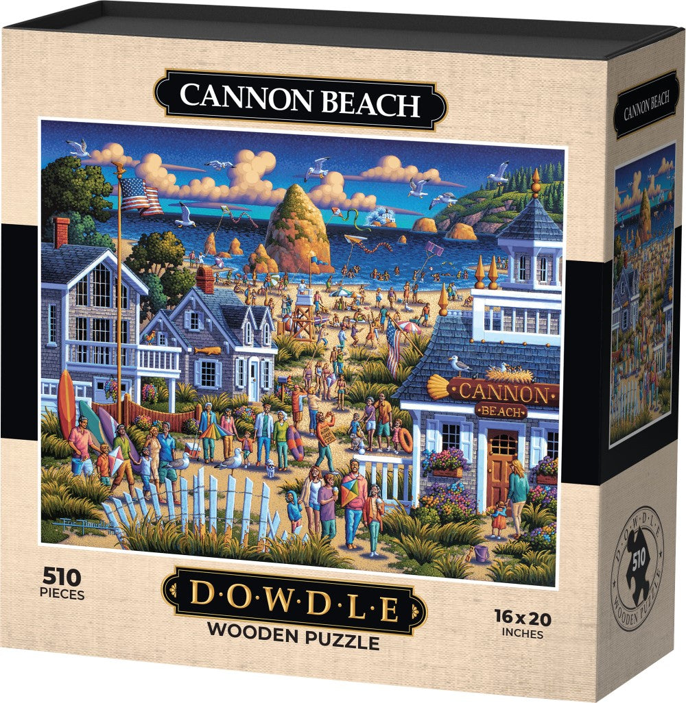 Cannon Beach - Wooden Puzzle