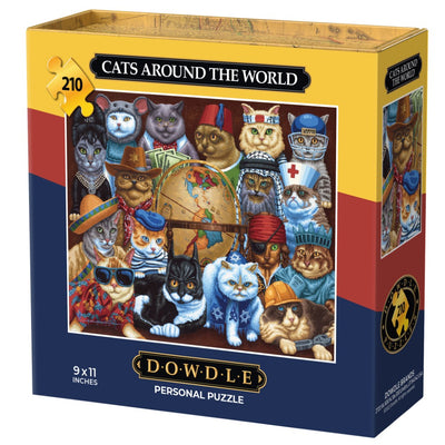 Cats Around the World | 210 Piece Personal Puzzle