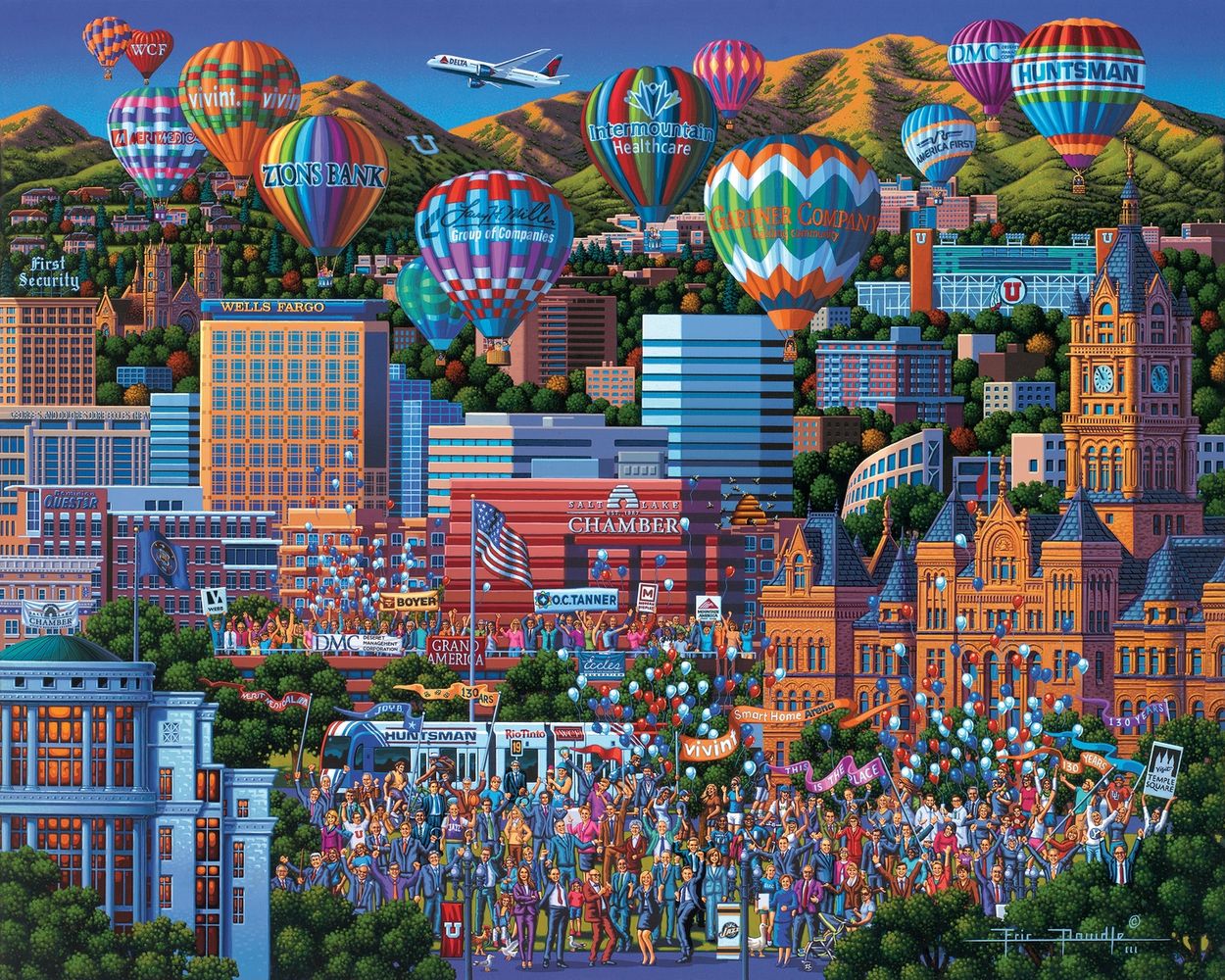 Celebrate Utah - Wooden Puzzle