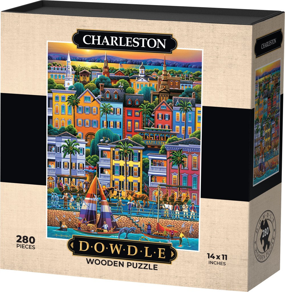 Charleston - Wooden Puzzle | Dowdle Folk Art – Boardwalk Puzzles