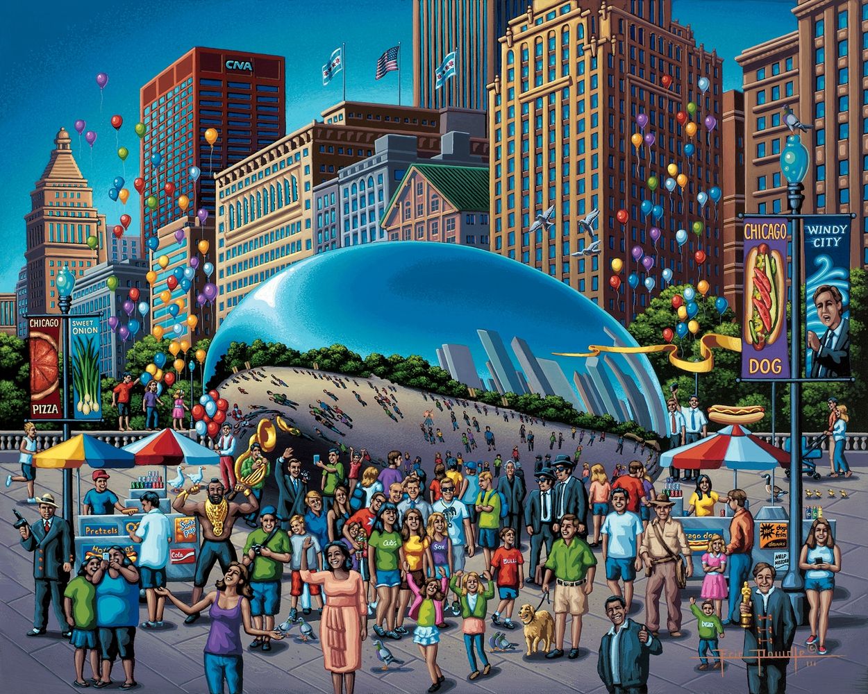 Chicago Bean - Wooden Puzzle