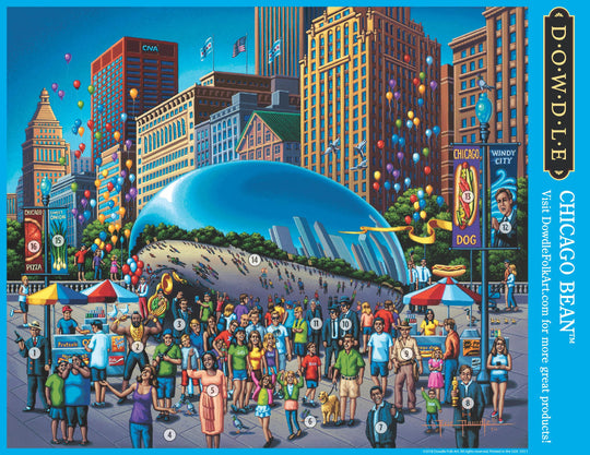 Chicago Bean - Mini Puzzle - 250 Piece