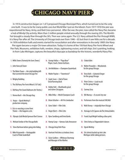 Chicago Navy Pier Canvas Gallery Wrap