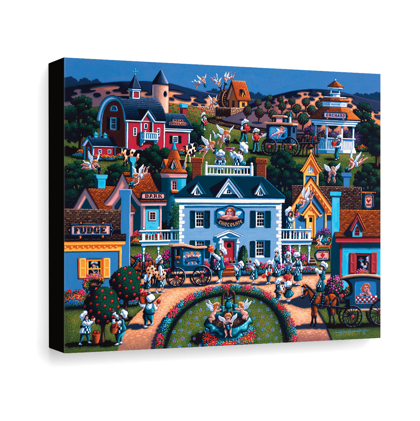 Chocolate From Heaven - Canvas Gallery Wrap