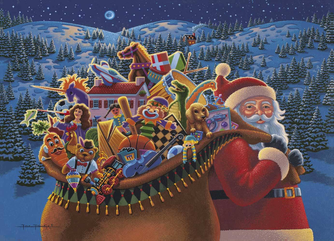 Christmas Delivery Canvas Gallery Wrap