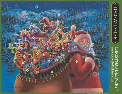 Christmas Delivery Canvas Gallery Wrap