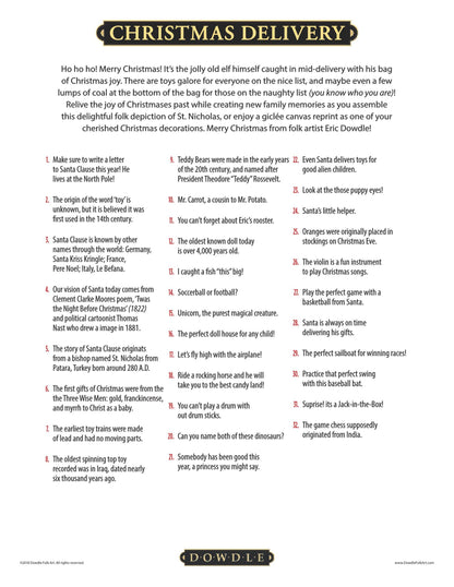 Christmas Delivery Canvas Gallery Wrap