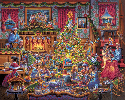 Christmas Morning - Wooden Puzzle