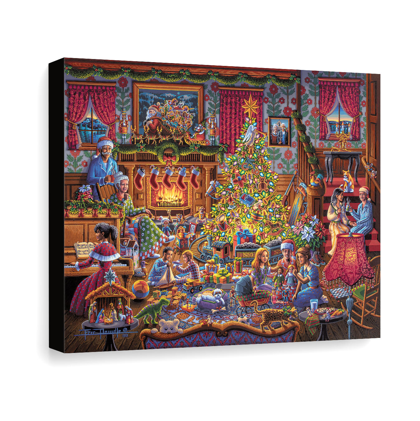 Spirit of Christmas - Fine Art | Dowdle Folk Art