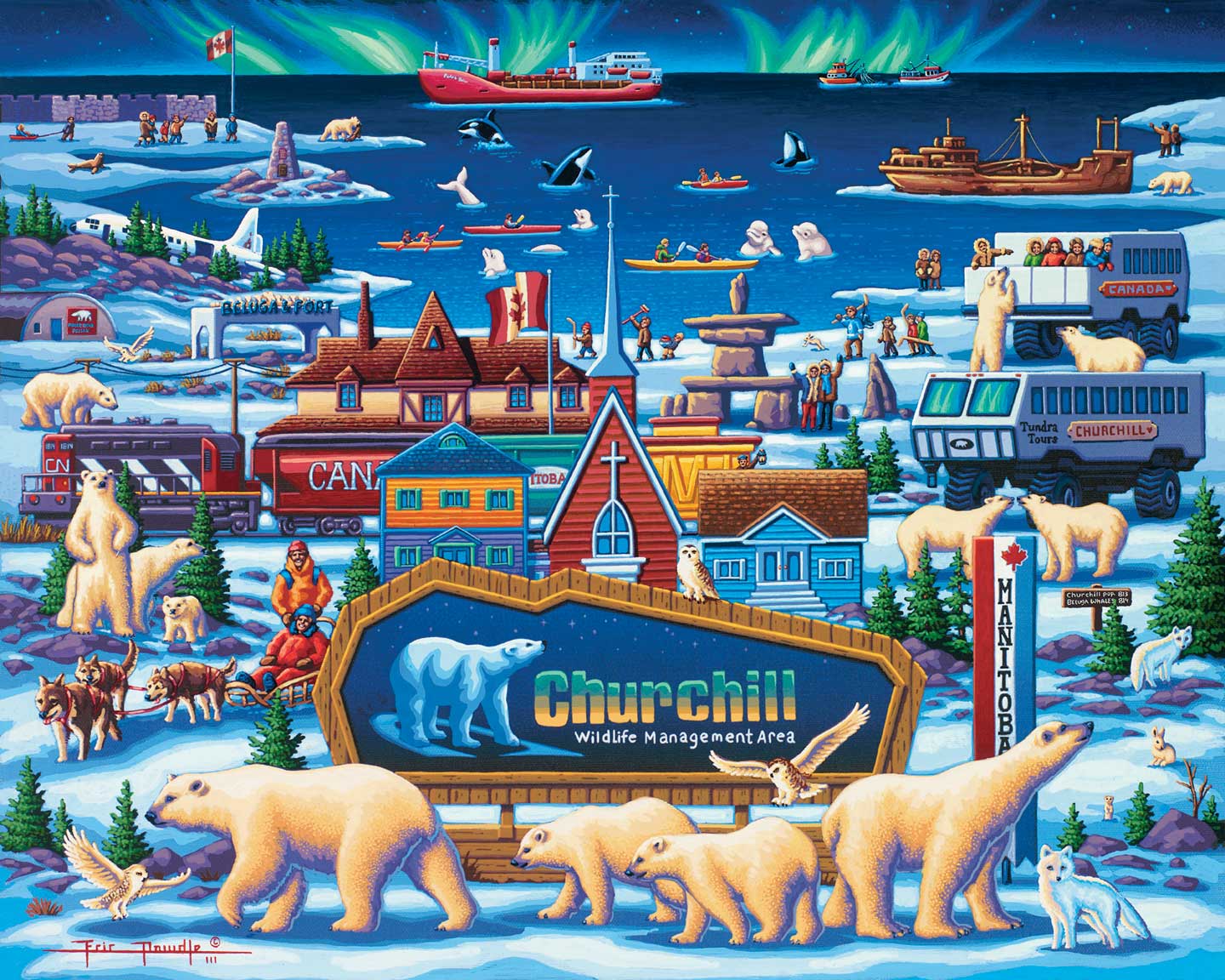 Churchill Polar Bears Fine Art