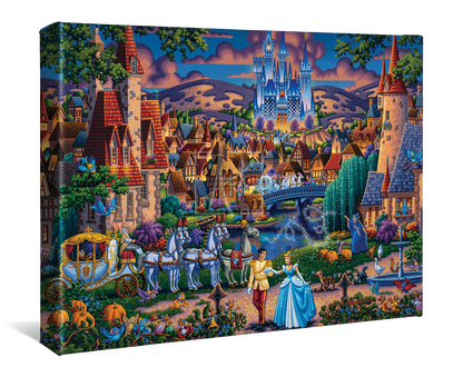 Cinderella's Enchanted Evening Gallery Wrap Canvas
