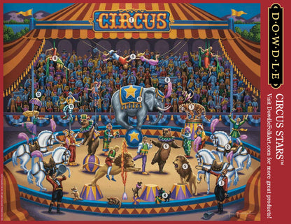 Circus Stars Canvas Gallery Wrap