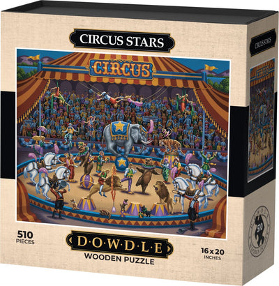 Circus Stars - Wooden Puzzle