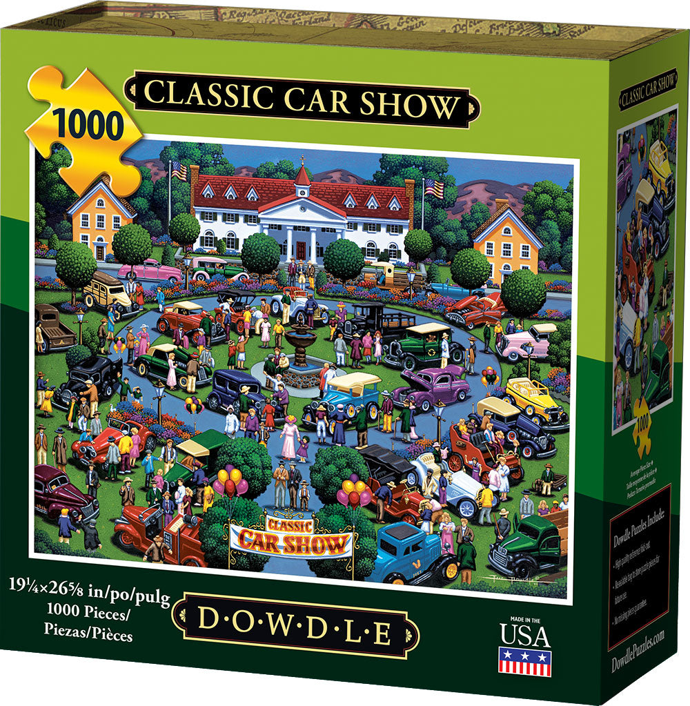 Classic Car Show - 1000 Piece