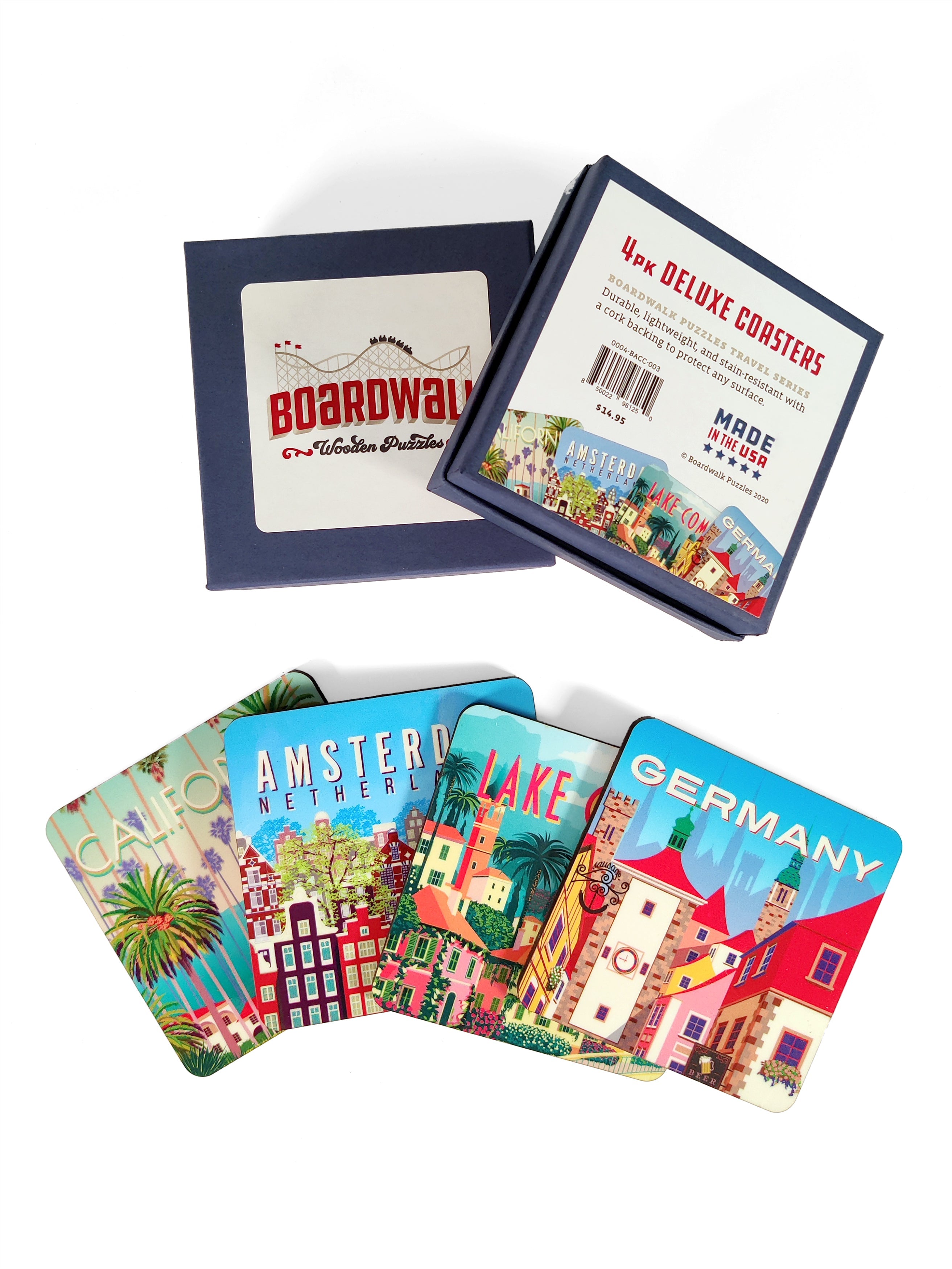Boardwalk Travel Series Coasters