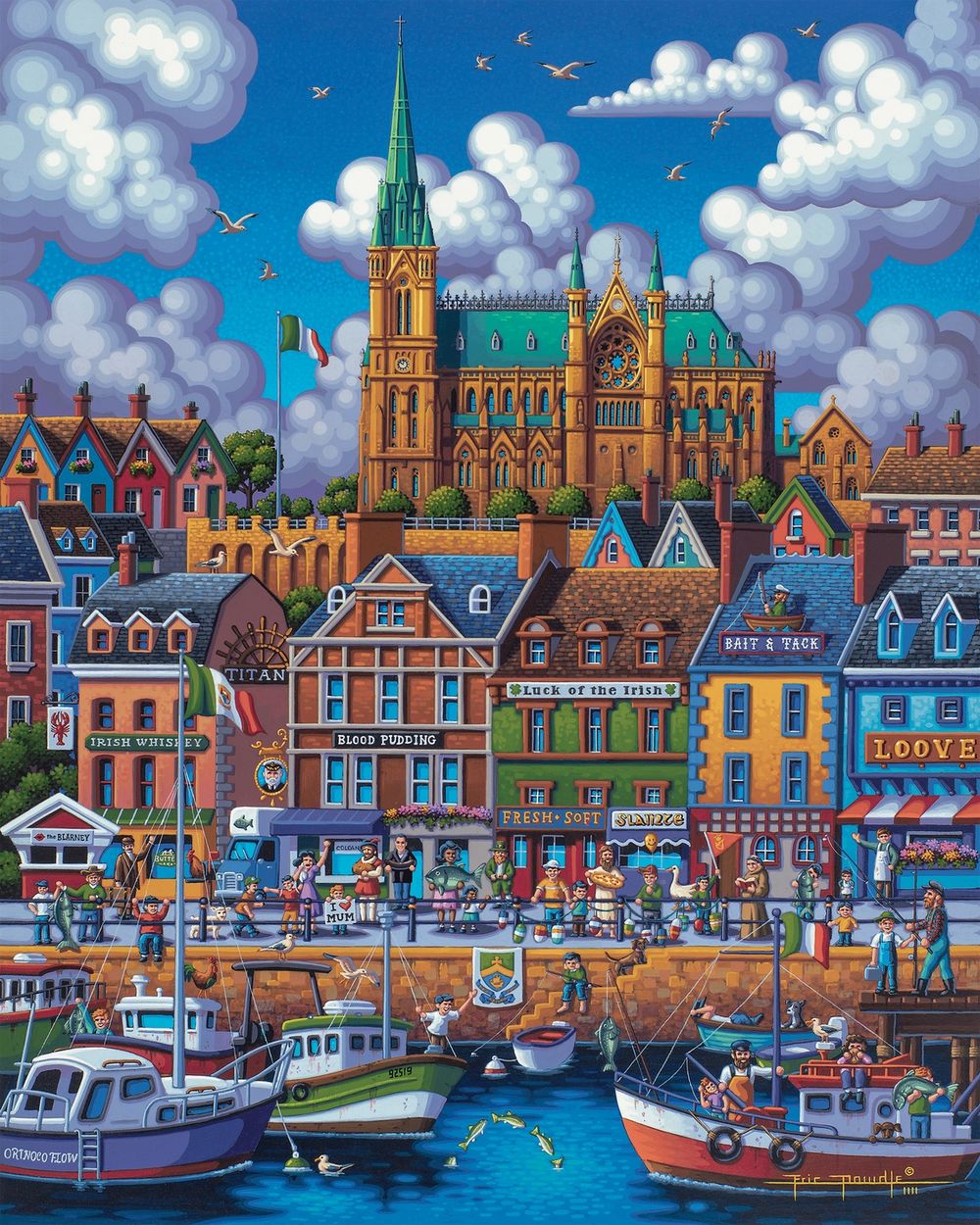 Cobh Ireland - Wooden Puzzle