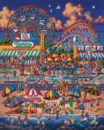 Coney Island Canvas Gallery Wrap