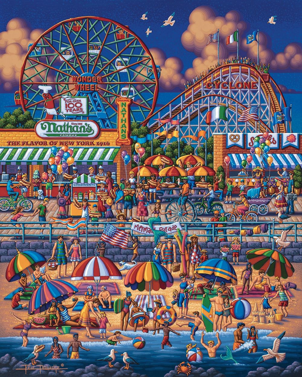 Coney Island - Wooden Puzzle