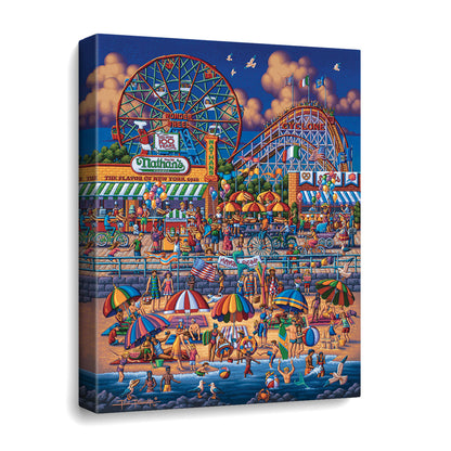 Coney Island Canvas Gallery Wrap