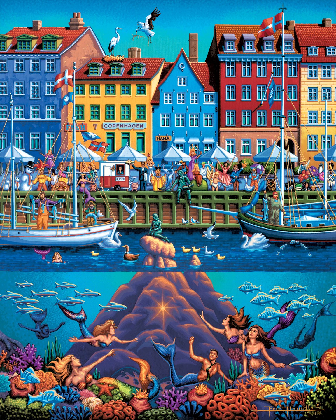 Copenhagen Canvas Gallery Wrap