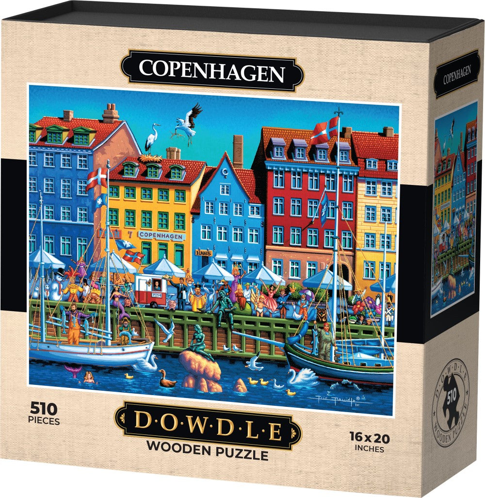 Copenhagen Wooden Puzzle Dowdle Folk Art Boardwalk Puzzles Copenhagen Wooden Puzzle Dowdle Folk Art Boardwalk Puzzles