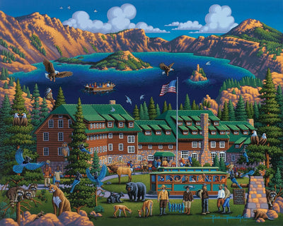 Crater Lake - Wooden Puzzle