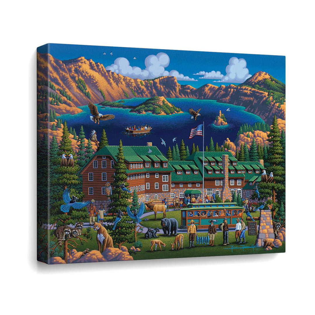 Crater Lake Canvas Gallery Wrap