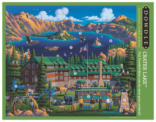 Crater Lake National Park - Mini Puzzle - 250 Piece