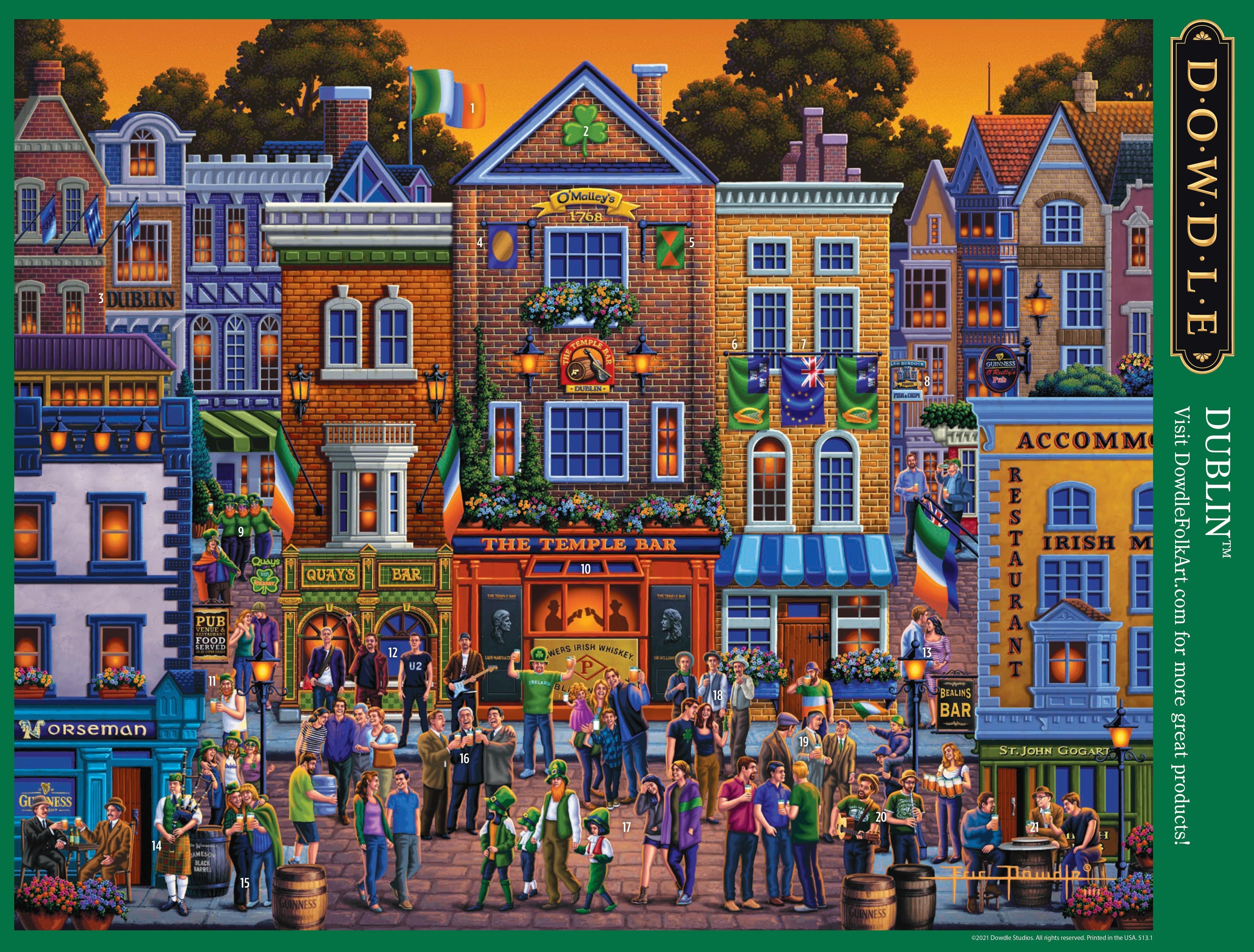 Dublin - Mini Puzzle - 250 Piece