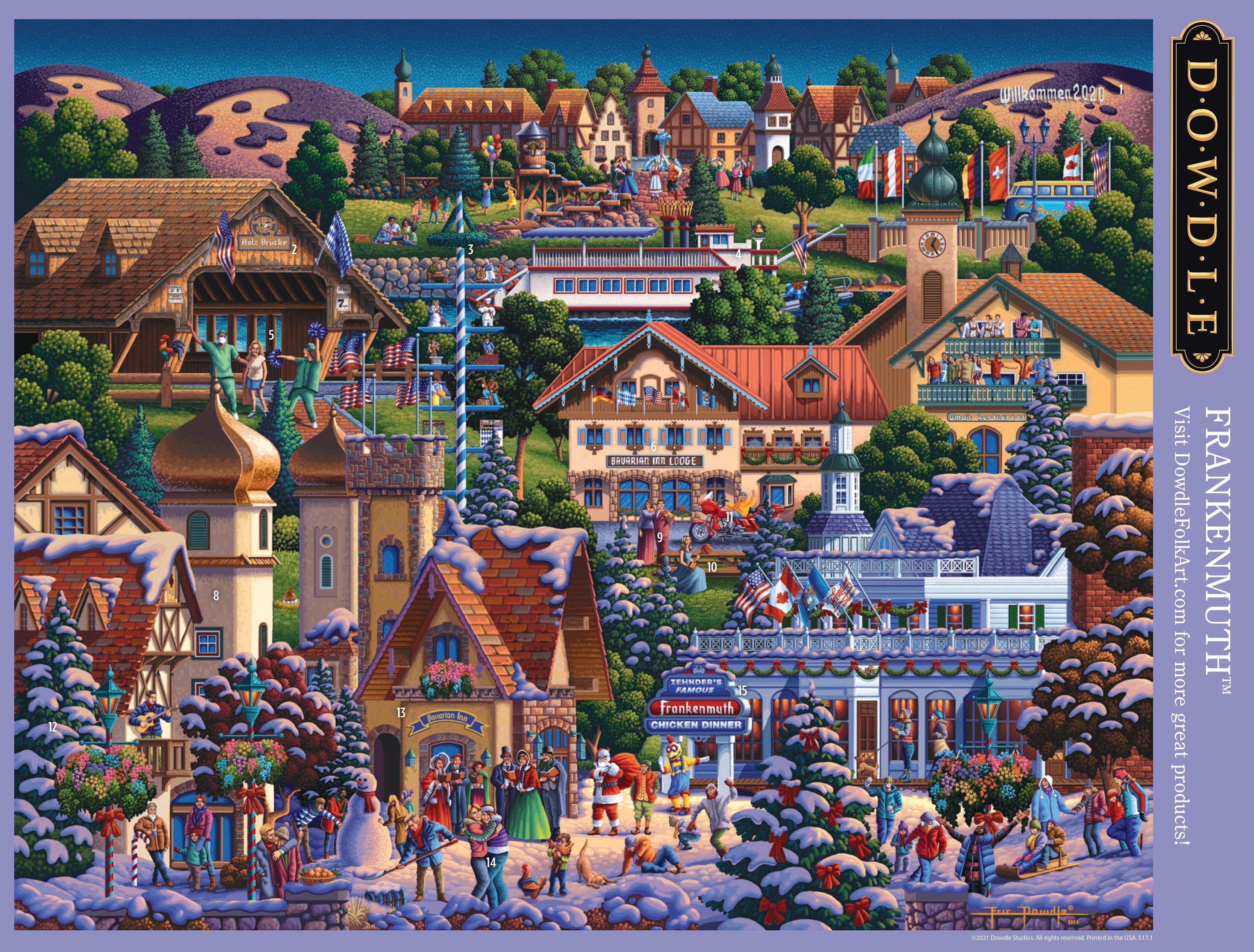 Frankenmuth - Mini Puzzle - 250 Piece