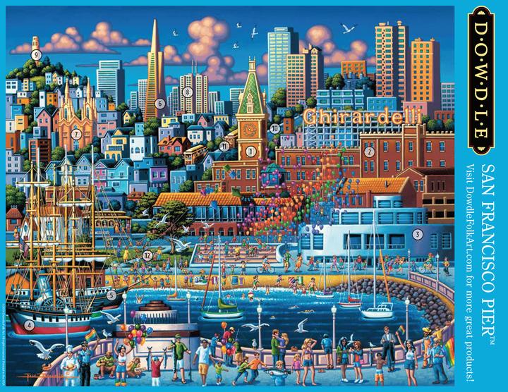 San Francisco Pier - Mini Puzzle - 250 Piece