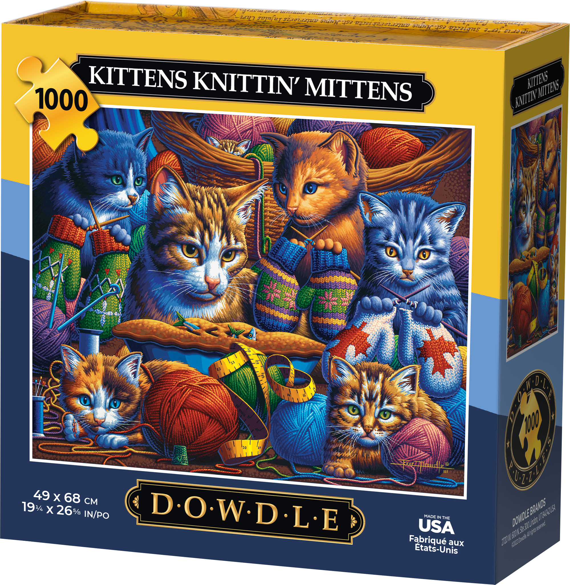 Kittens Knittin' Mittens | 1000 Piece