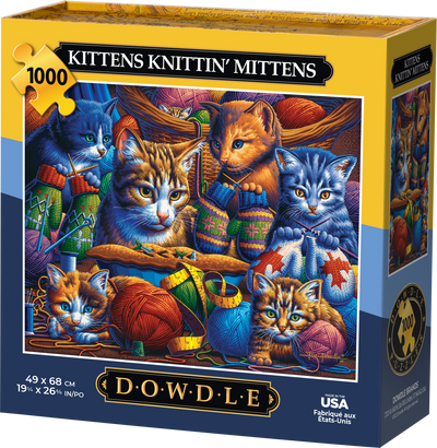 Kittens Knittin' Mittens | 1000 Piece