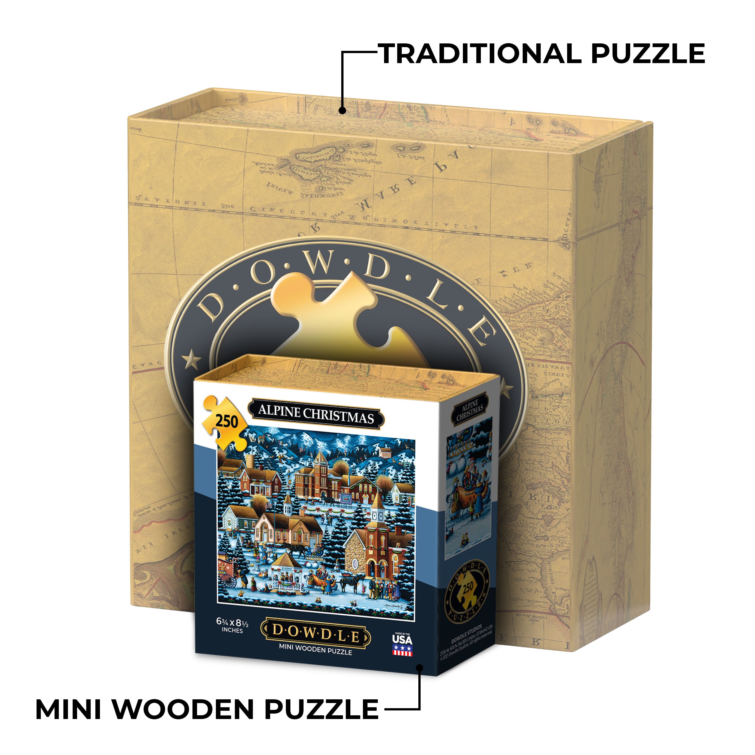 Alpine Christmas - Mini Puzzle - 250 Piece
