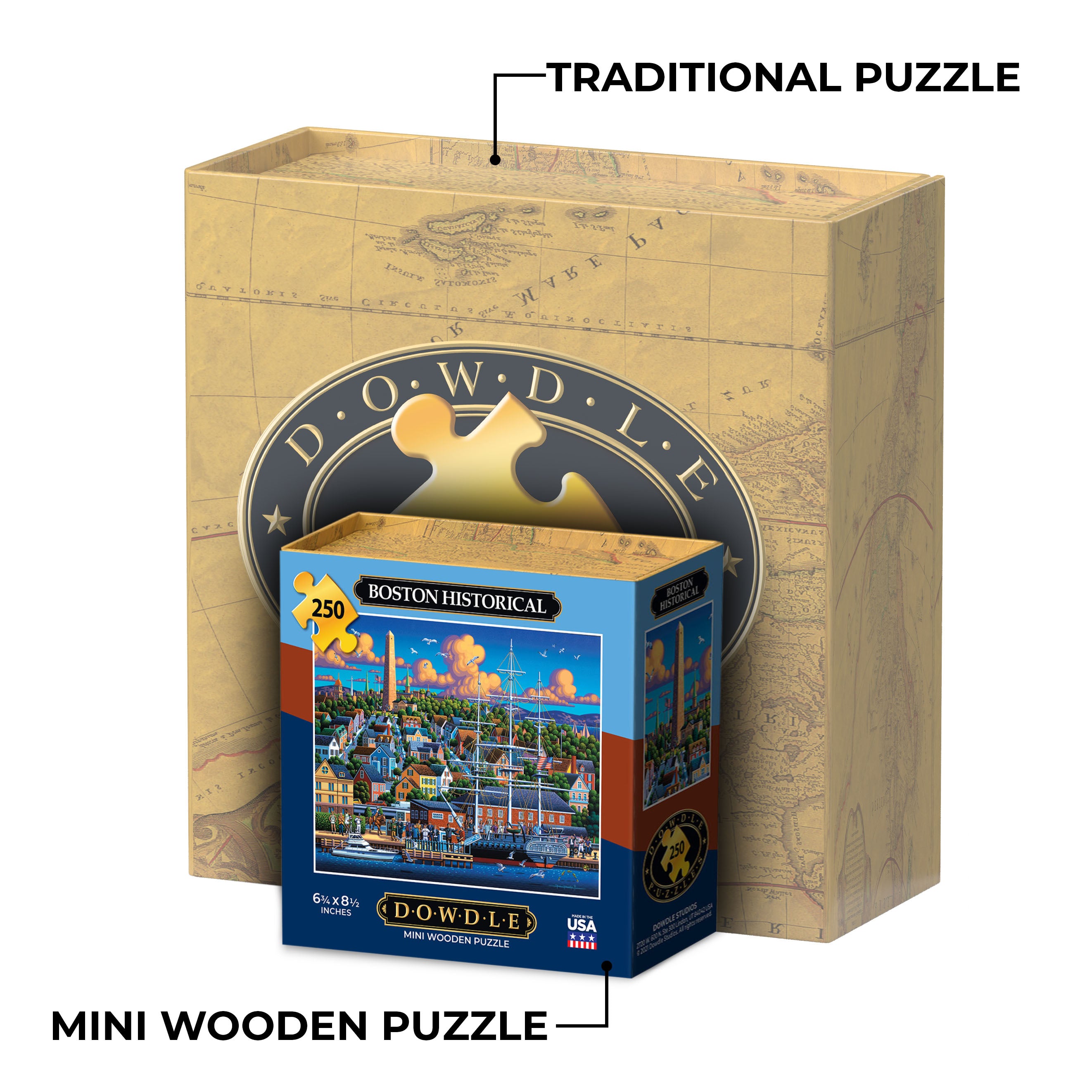 Boston National Historic Park - Mini Puzzle - 250 Piece