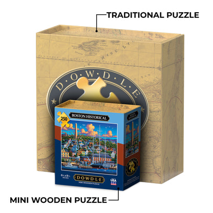 Boston National Historic Park - Mini Puzzle - 250 Piece