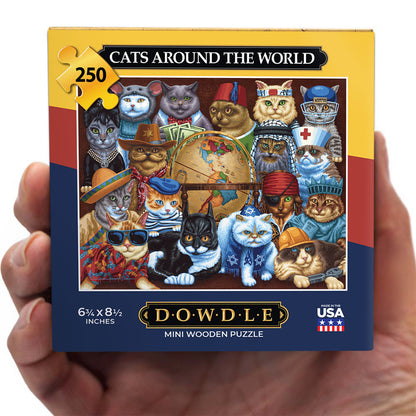 Cats Around the World - Mini Puzzle - 250 Piece