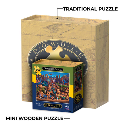 Dinosaur Games - Mini Puzzle - 250 Piece