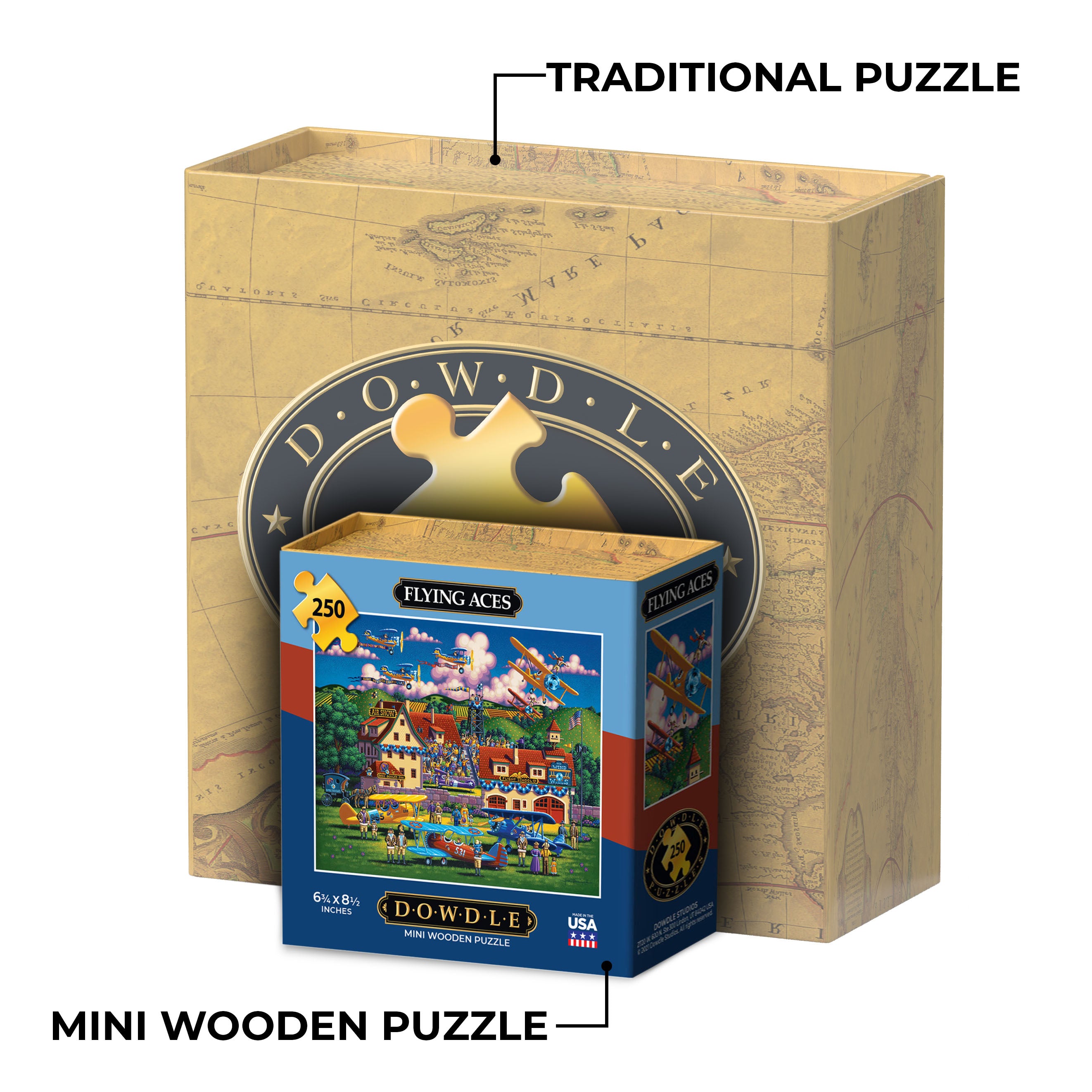 Flying Aces - Mini Puzzle - 250 Piece