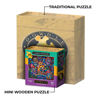 Gaming Monsters - Mini Puzzle - 250 Piece