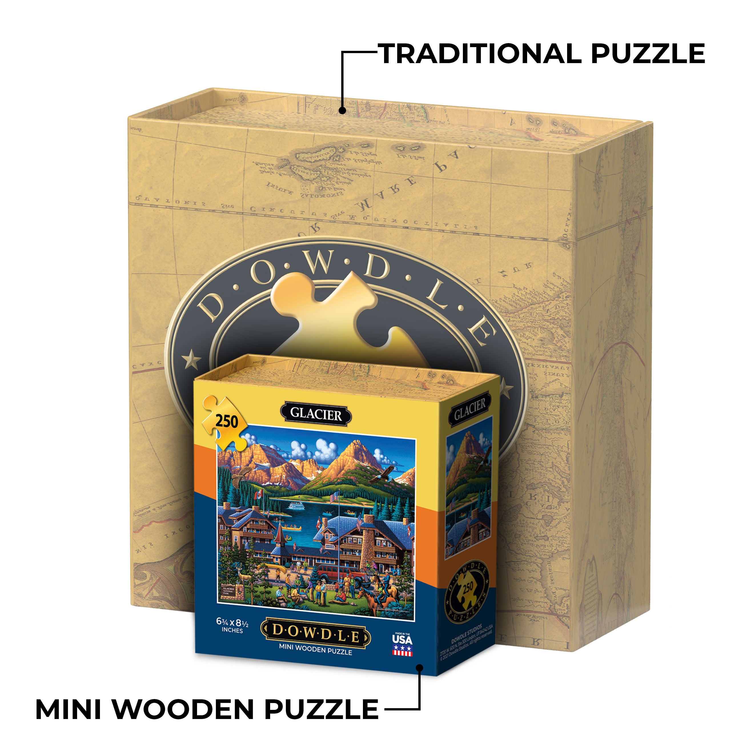 Glacier National Park - Mini Puzzle - 250 Piece