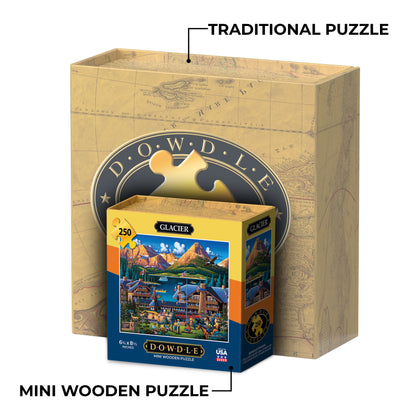 Glacier National Park - Mini Puzzle - 250 Piece