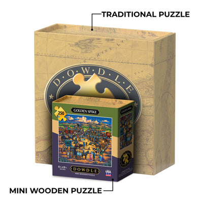 Golden Spike - Mini Puzzle - 250 Piece
