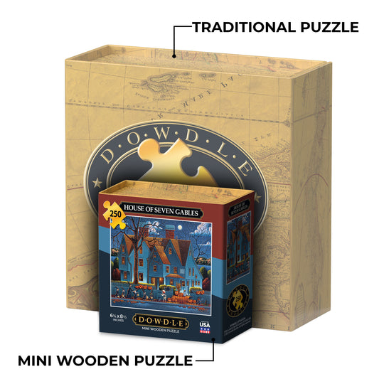 House of Seven Gables - Mini Puzzle - 250 Piece
