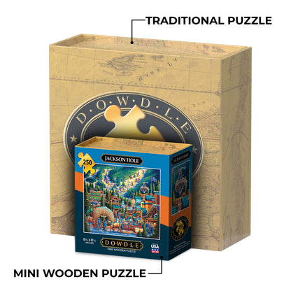 Jackson, WY - Mini Puzzle - 250 Piece