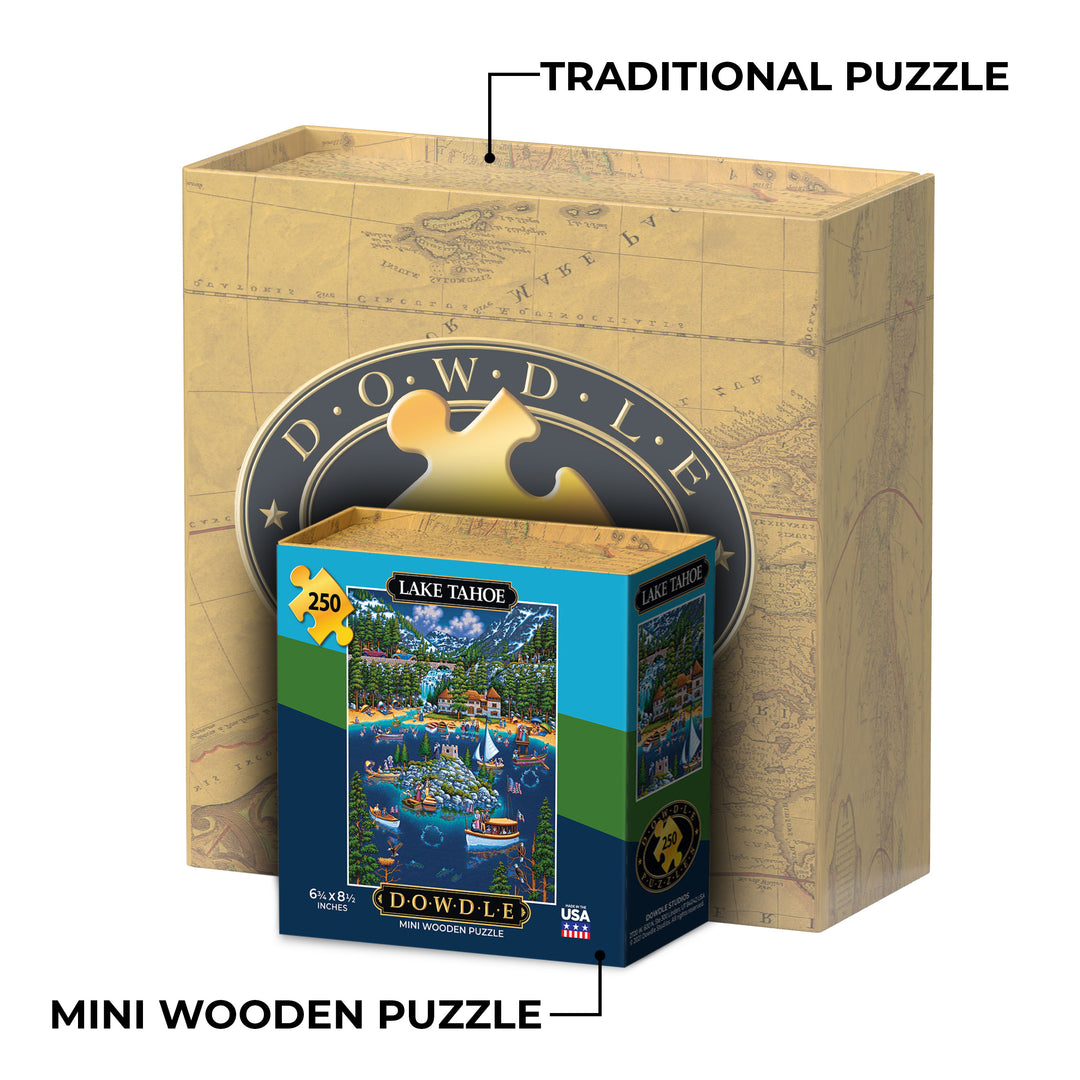 Lake Tahoe - Mini Puzzle - 250 Piece