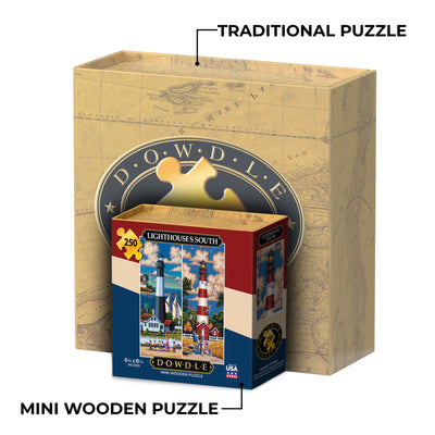 Lighthouses South - Mini Puzzle - 250 Piece